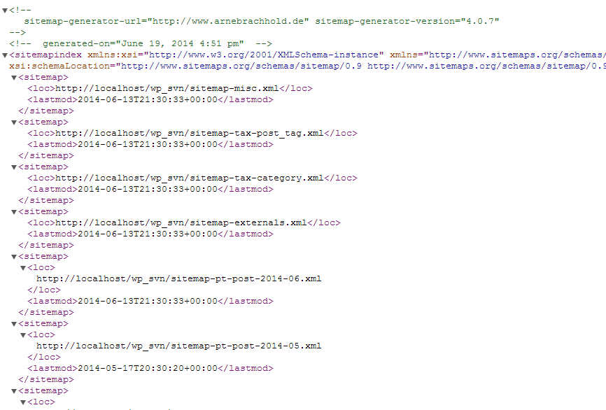 xml sitemap example